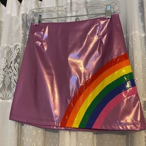 Delia’s Rainbow mini skirt